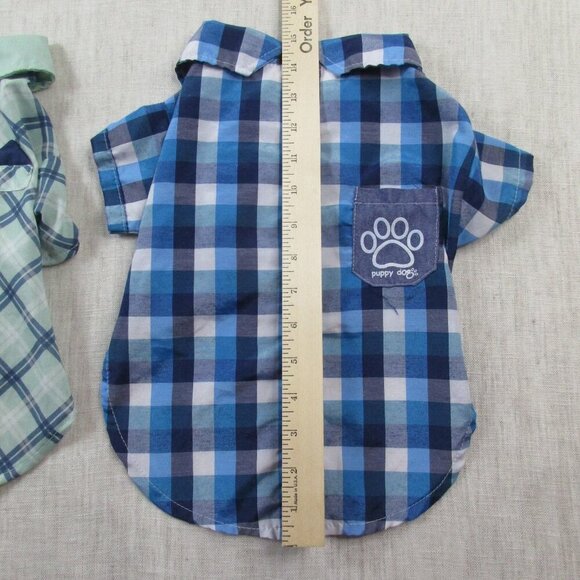 Lot of 2 House Of Barker Shirt Kids 2 Multi Plaid Classic Short Sleeve Button-Up - Picture 9 of 16